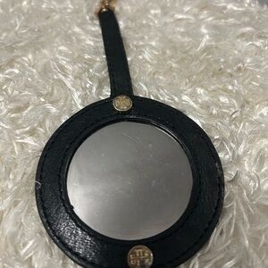 Tory Burch Black Logo Key Holder